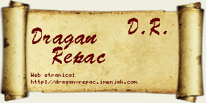Dragan Repac vizit kartica